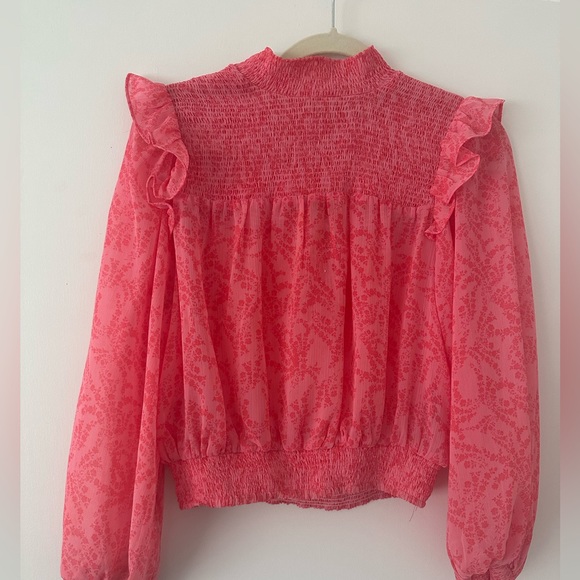 Olivaceous Cropped Long Sleeve Top - Size Small - Picture 2 of 4